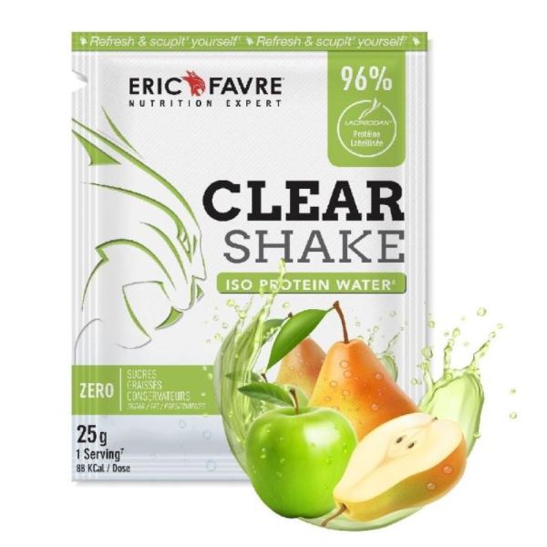 Eric Favre - Clear Shake Iso protein Water Pomme Poire - 25g