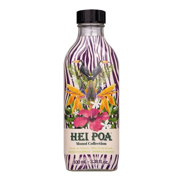 Hei Poa - Pur Monoï Tahiti Parfum Moringa - 100 ml