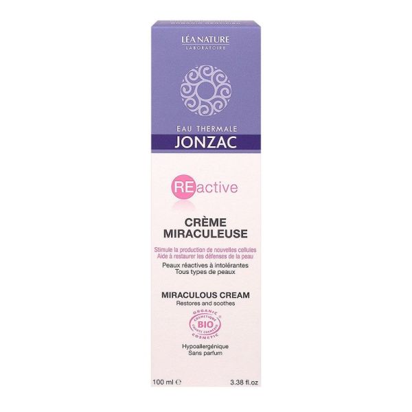 Jonzac REactive - Crème miraculeuse Bio - 100ml