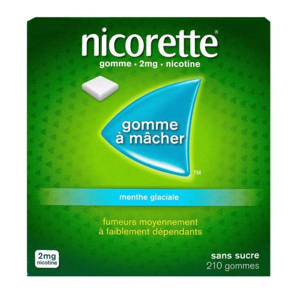Nicorette - Menthe Glaciale 2mg - gommes