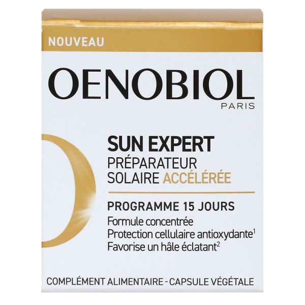 Oenobiol - Sun expert préparation solaire accélerée - 30 capsules