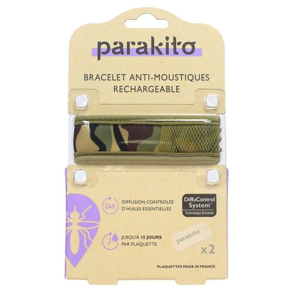 Para Kito - Bracelet anti moustique rechargeable - 2 x 15 jours