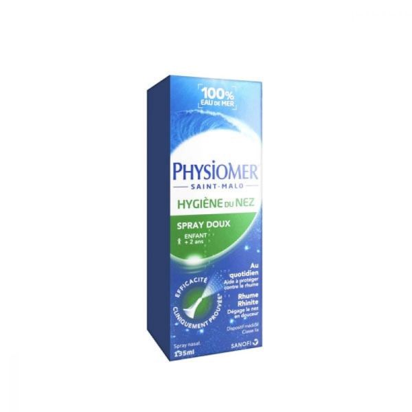 Physiomer Spray Doux Enfant - Hygiène du nez - 2 x 135 ml