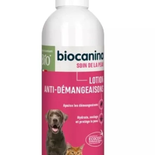 Biocanina - Lotion anti-démangeaisons bio - 240ml