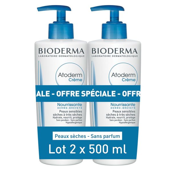 Bioderma - Atoderm créme nourrissante - 2 x 500ml
