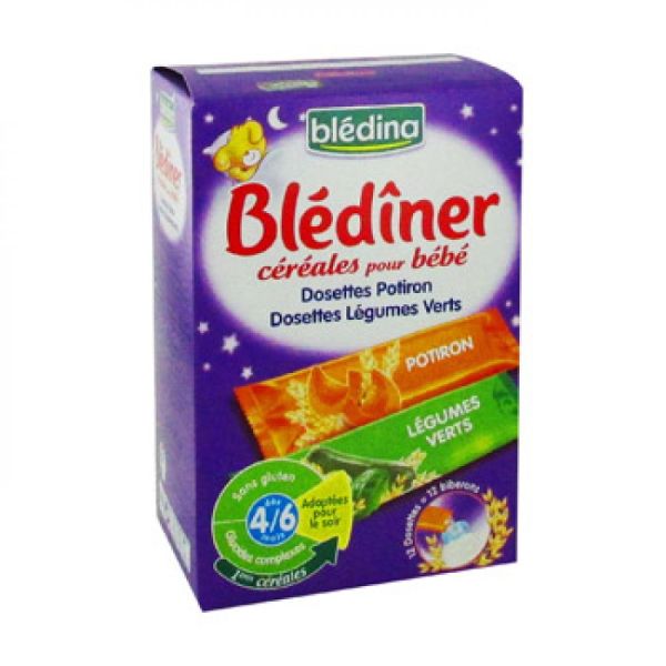 BLEDINA : Blédîner - Céréales lactées légumes dès 12 mois - chronodrive