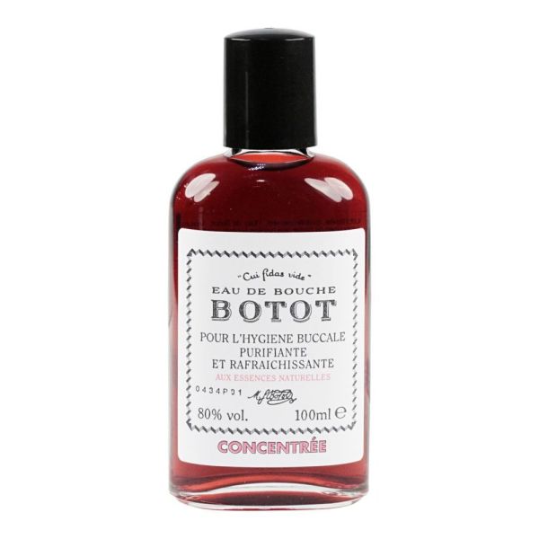 Botot - Eau de bouche concentré aux essences naturelles 80 % vol - 100 ml