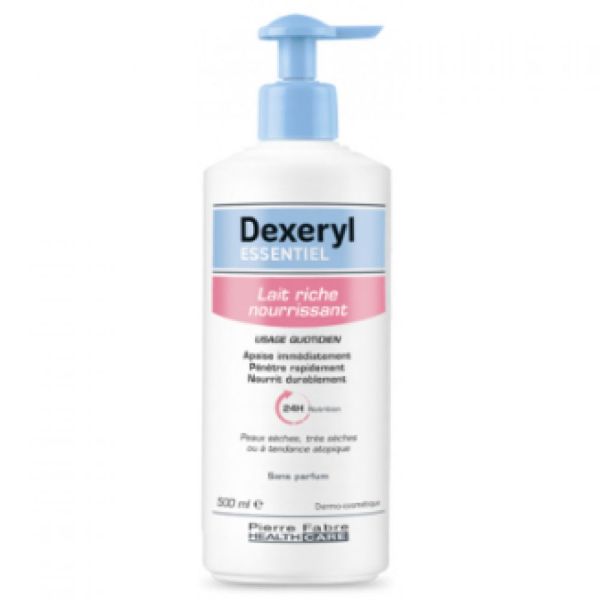 Dexeryl essentiel - Lait riche nourrissant - 500ml