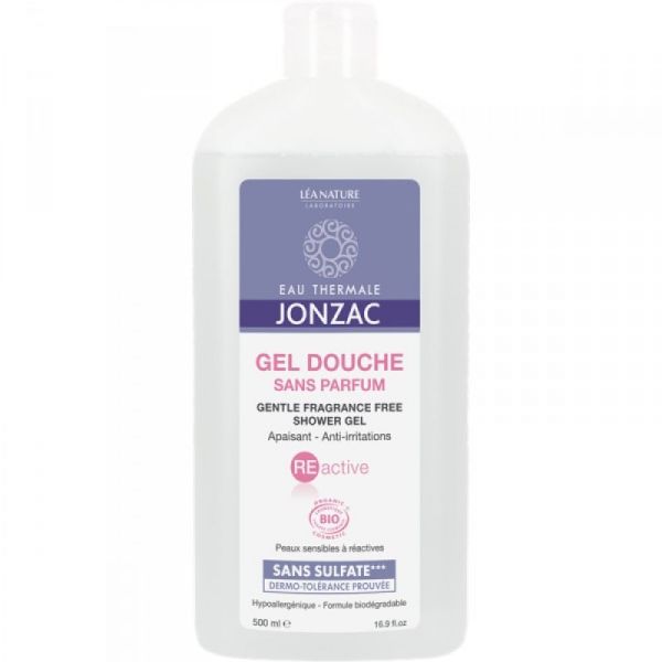 Jonzac Reactive - Gel douche sans parfum - 500 ml