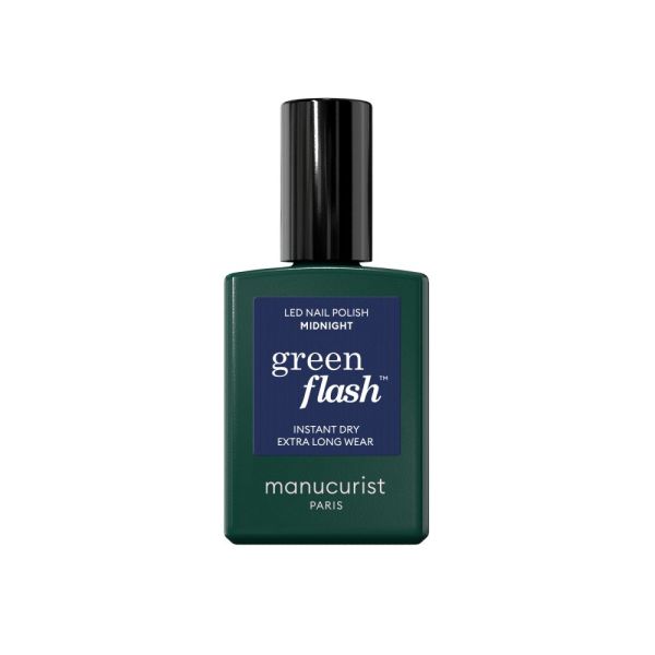 Manucurist - Green Flash Led Nail Polish Midnight - 15mL