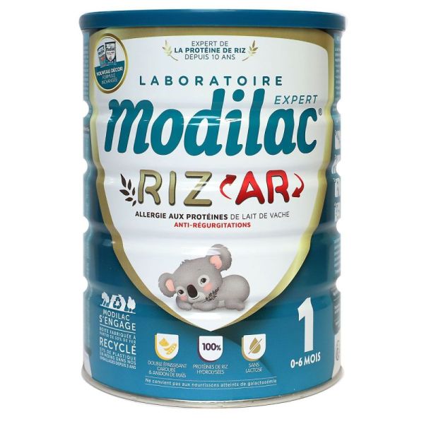 Modilac - Expert Riz AR lait en poudre 1er âge - 800g