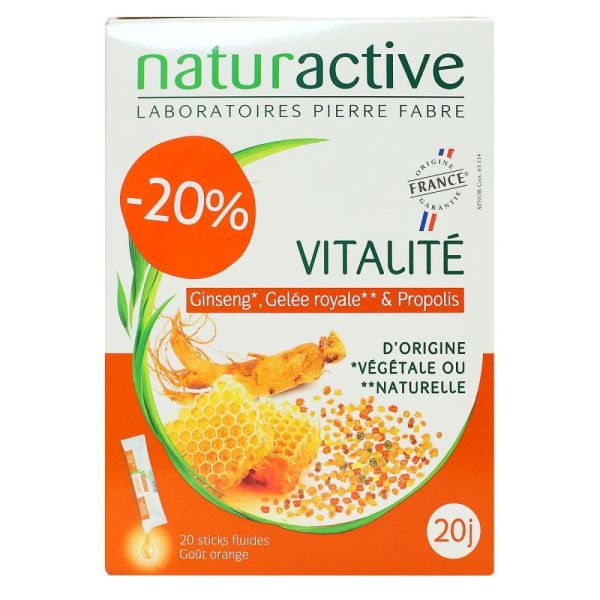 Naturactive - Vitalité - 20 sticks