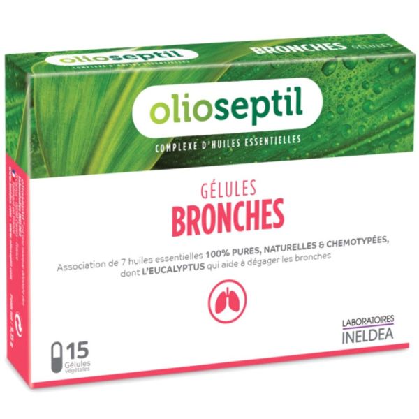 Olioseptil - Bronches - 15 gélules