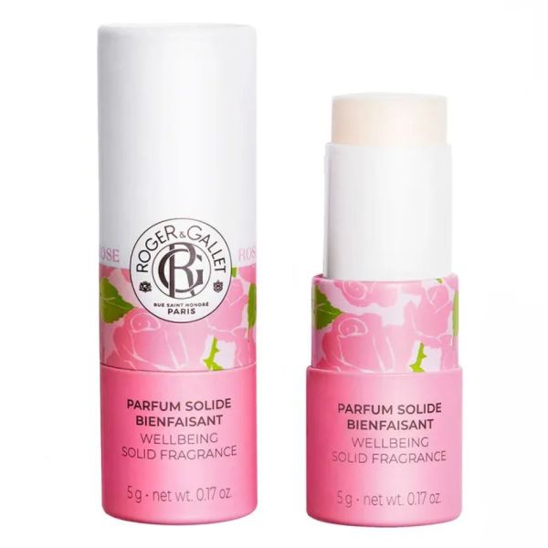 Roger & Gallet - Parfum solide Bienfaisant Rose  - 5g