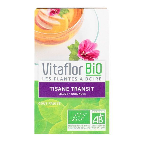 Vitaflor - Tisane transit bio - 18 sachets