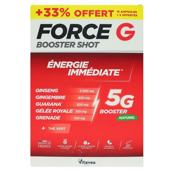 Vitavea - Force G Booster shot 5G - 20 ampoules