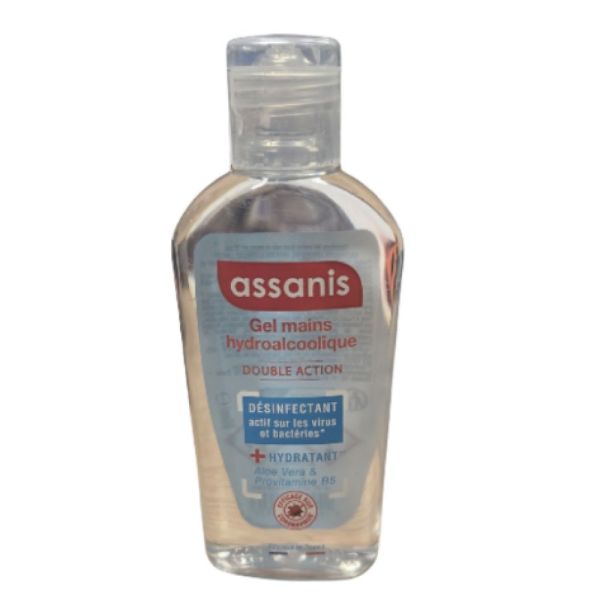 Assanis - Gel mains hydroalcoolique Double action