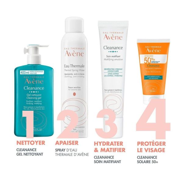 Avène - Cleanance Fluide solaire SPF50+ - 50ml