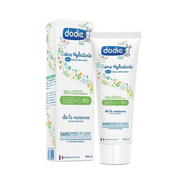 Dodie - Crème hydratante 3 en 1 - 100 ml