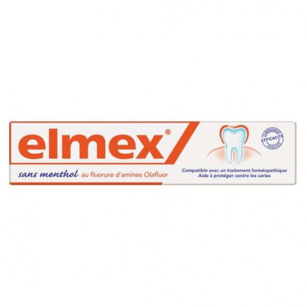 Elmex - Dentitrice Anti-Caries Sans menthol - 75ml