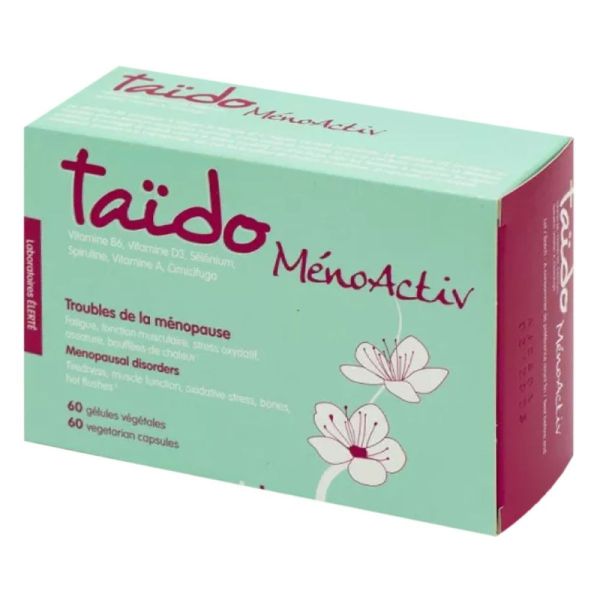 Ides - Taido menoactiv traitement Hormonaux de la Menopause - 60 Gélules Végétales