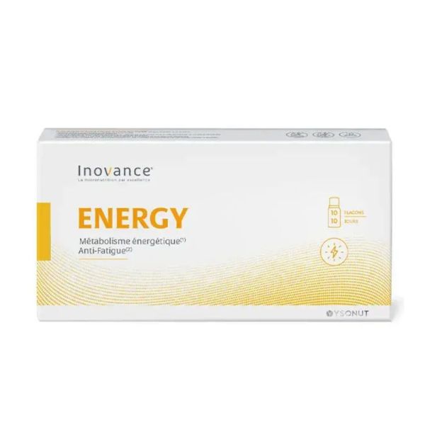 Inovance - Energy Métabolisme énergétique et anti-fatigue - 10 flacons