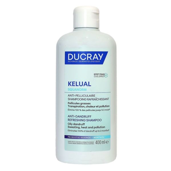 Ducray - Kelual Squanorm Shampoing rafraichissant anti-pelliculaire - 400ml