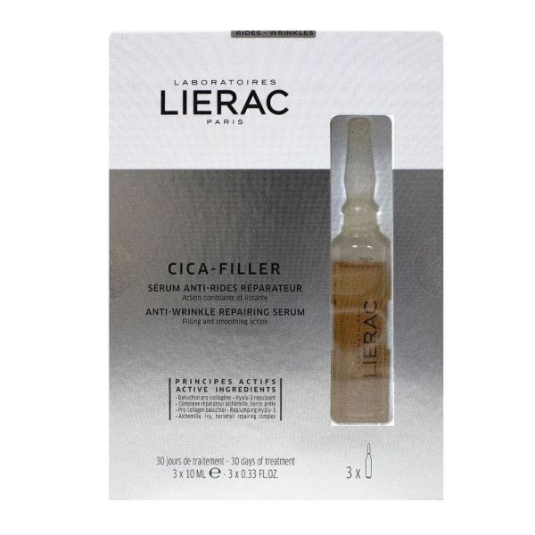 Lierac - Cica-filler sérum anti-rides réparateur - 3 x 10 ml