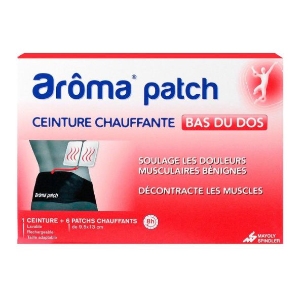Mayoli - Arôma patch ceinture chauffante bas du dos + 6 patchs