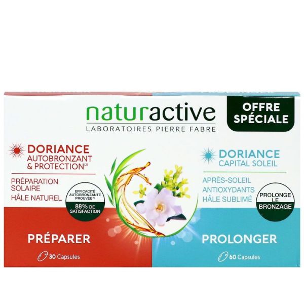 Naturactive - Doriance Autobronzant Protection & Capital soleil - 30+60 capsules