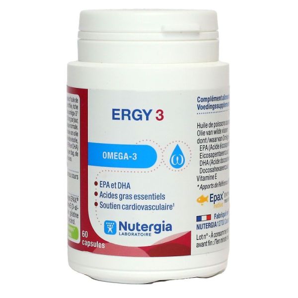 Nutergia - Ergy 3 - 60 capsules