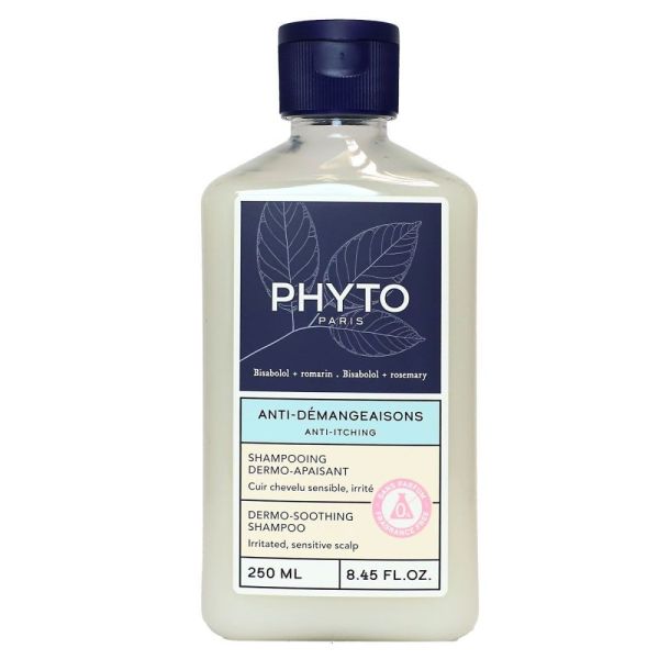 Phyto - Shampooing dermo apaisant anti démangeaisons - 250ml