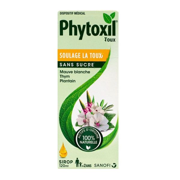 Phytoxil - sirop toux sans sucre - 120ml