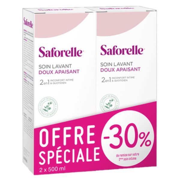 Saforelle - Soin lavant doux toilette intime et corporelle