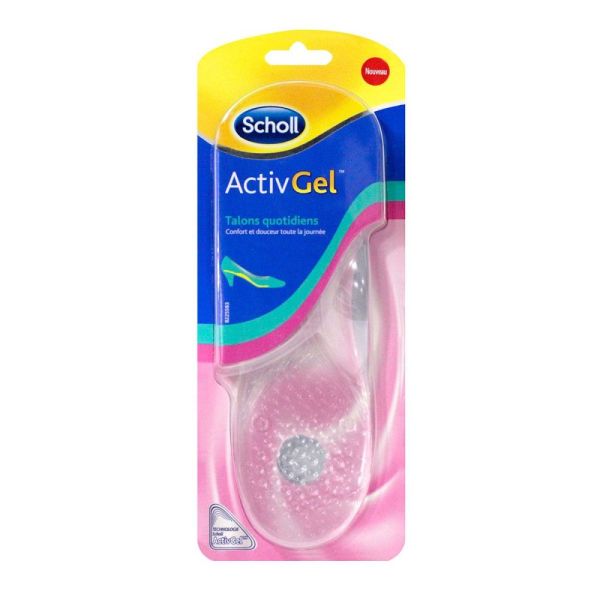 Scholl - ActivGel talons quotidiens - 1 paire