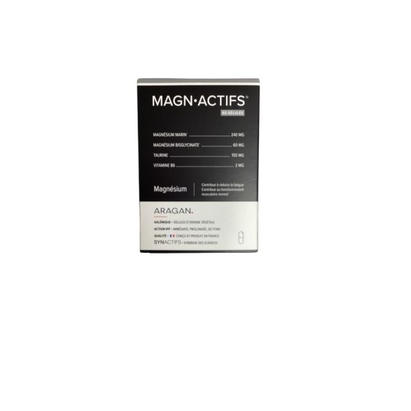 SYNActifs - MAGNActifs - 60 gélules d'origine végétale