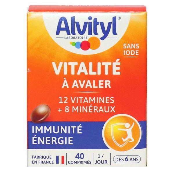 Alvityl vitalité - 40 comprimés à avaler