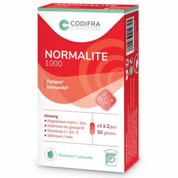 Codifra - Normalite 1000 - 30 gélules