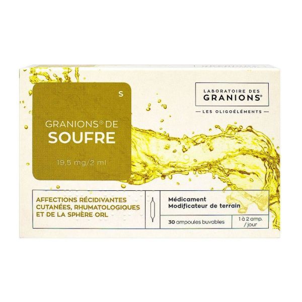 Granions - Soufre - 30 ampoules