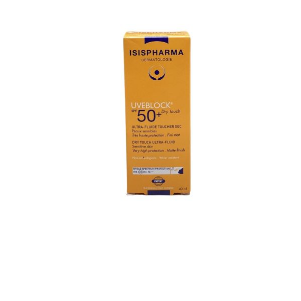 Isispharma - Uveblock ultra-fluide toucher sec SPF50 - 40ml