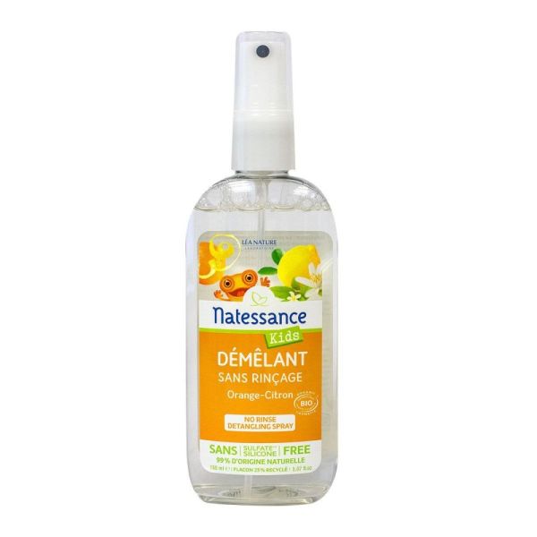 Natessance Kids - Spray démêlant sans rinçage - 150 ml