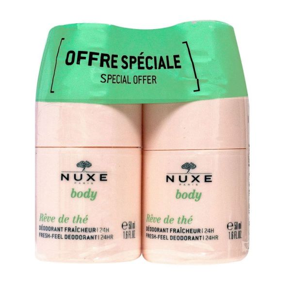 Nuxe - Rêve de Thé déodorant fraîcheur - 50Mlx2