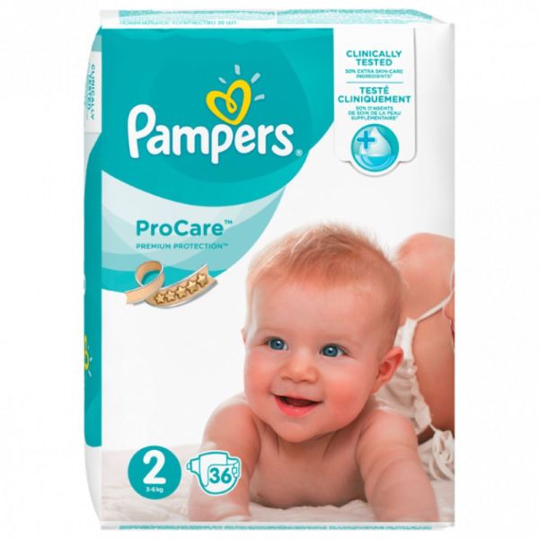 Pampers - ProCare Taille 2 - 36 couches