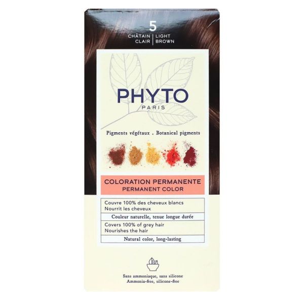 Phytocolor - Coloration permanente 5 Châtain clair
