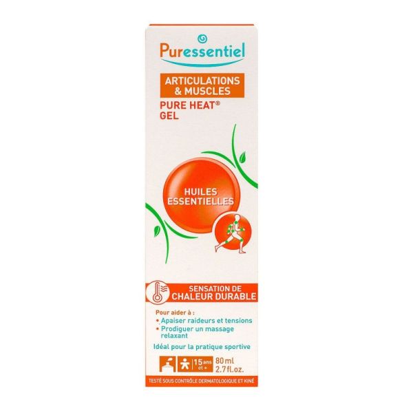 Puressentiel - Pure heat gel Articulations et muscles - 80ml