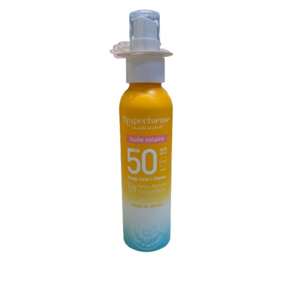 Respectueuse - Huile Solaire SPF50 - 100 ml
