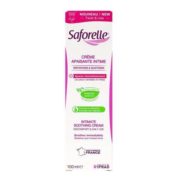 Saforelle - Crème intime apaisante - 100mL