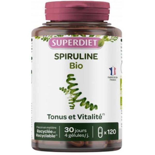 Superdiet - Spiruline - 120 gélules