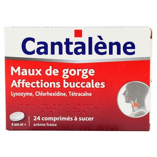 Cantalène - 24 comprimés à sucer