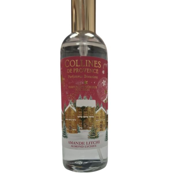 Collines de Provence - Parfum d'Intérieur de Noël Amande Litchi - 100ml